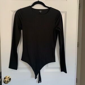 Express Black Long Sleeve Bodysuit